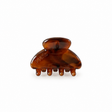 Amber Clip Mini, small amber tortoiseshell claw clip by Pearls Studios