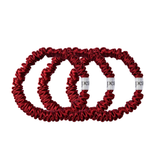 Bordeaux Scrunchies (3-pack)
