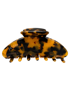 Leo claw clip in plant-based acetate by Pearls Studios