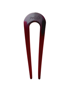 Syrah French hair pin in plant-based acetate by Pearls Studios