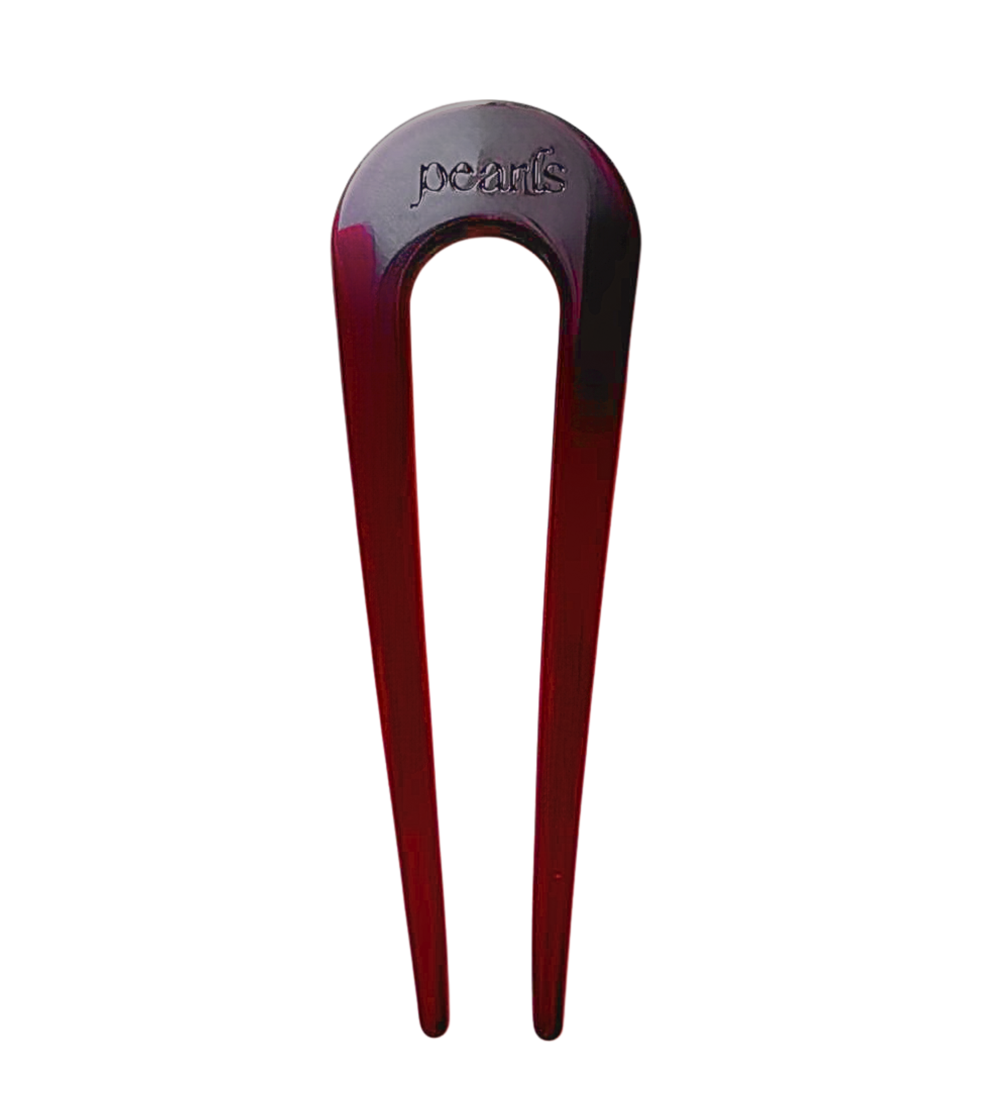Syrah French hair pin in plant-based acetate by Pearls Studios