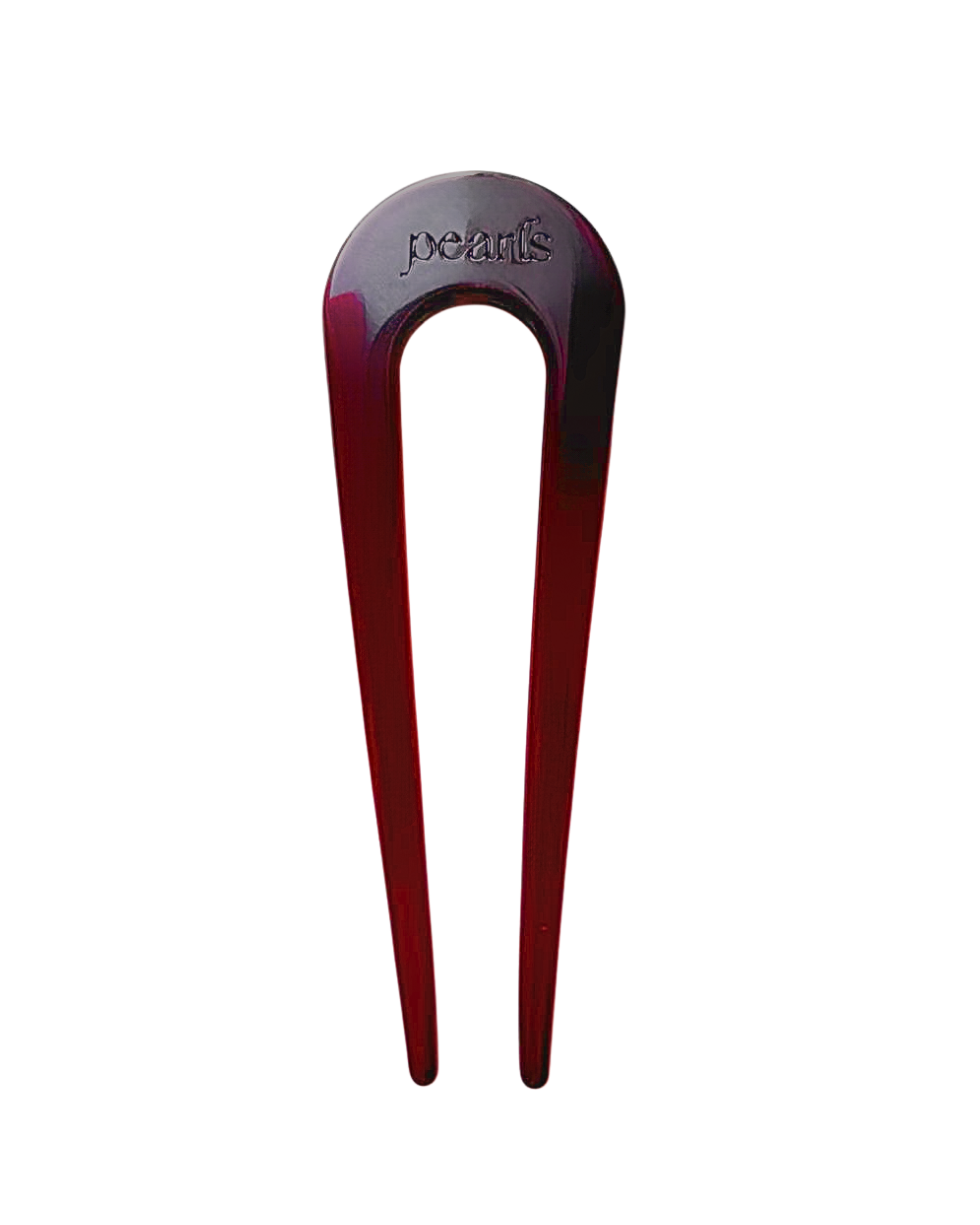 Syrah French hair pin in plant-based acetate by Pearls Studios